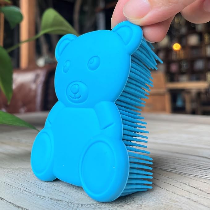 Premium Sensory Brush for Kids or Autism, Soft Silicone Body Scrubber, 2 in 1 by PENEPICO-SIMPLELIFE