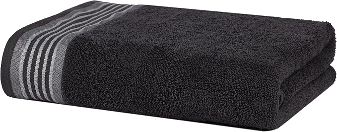 CASA COPENHAGEN He & She 2 Pieces Large Bath Sheet Set- Pine Grey + Grey Violet - Image 6