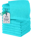 DAN RIVER 12 Pack Wash Cloths for Showering by DanRiver