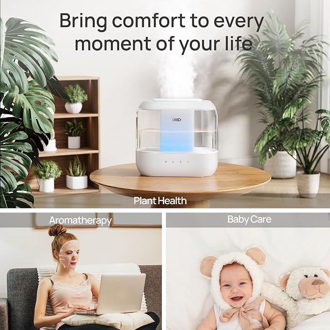 Dreo Humidifiers for Bedroom, 4L Top Fill for Large Room, 36H Runtime, 28 dB - Image 8