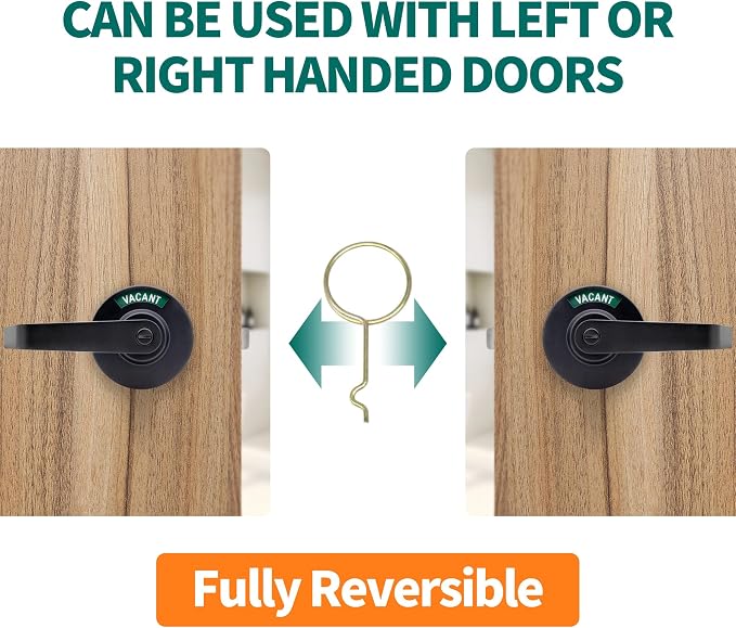 MARIE Commercial Door Handle for Bathroom Privacy, Vacant Occupied & Commercial - Image 5