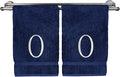 Monogrammed Hand Towel, Personalized Initial Gift, Extra Absorbent 100% Turkish by BareCotton