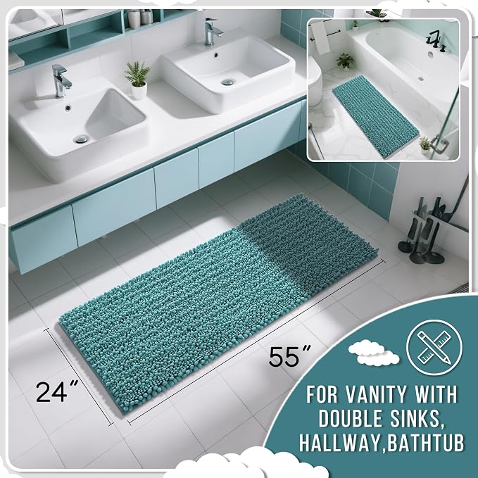 Yimobra Bathroom Runner Rug 55x24 Inch - Image 2