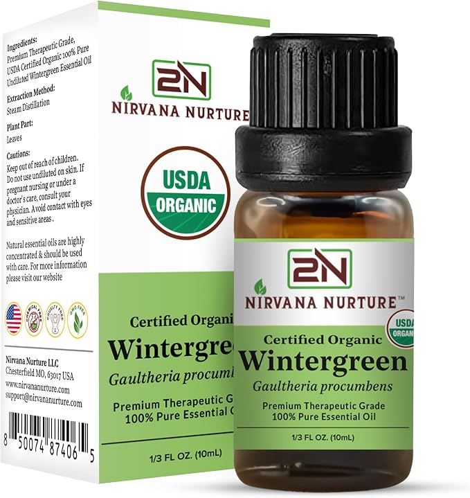 Wintergreen Essential Oil USDA Certified Organic, 100% Pure Natural Premium - Image 6