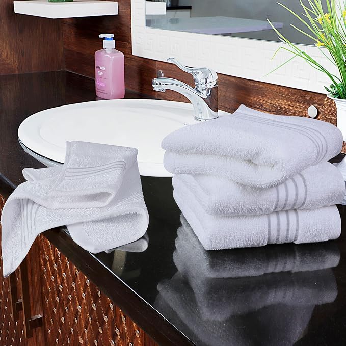 Utopia Towels - Luxury Wash Cloths Set 600 GSM 100% Cotton Ring Spun, Highly - Image 6