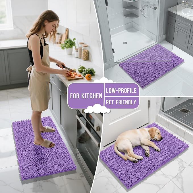 Yimobra Large Bathroom Rugs Non Slip Washable 36x24 Inch - Image 7