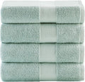 Comfort Spaces Turkish Bath Towel Set of 4 Piece 27x54 Medium 100% Cotton by ComfortSpaces