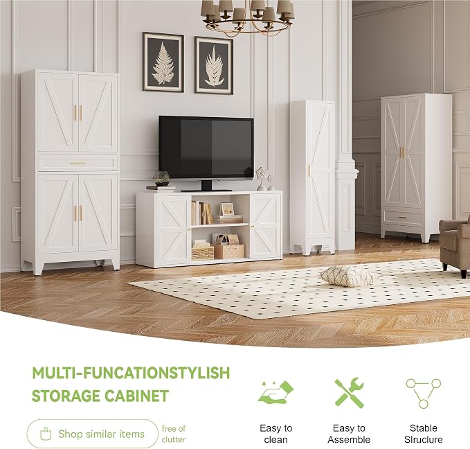 71" Tall Metal Storage Cabinet - Image 7
