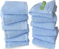 Washcloths 12 Pack 13"x13"- Extra Absorbent, Soft Multipurpose Wash Clothes and by SUMMERMIA