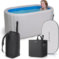 Glacier Ice Bathtub with Chiller. 1 HP Chiller with Tub Included by PolarRevived