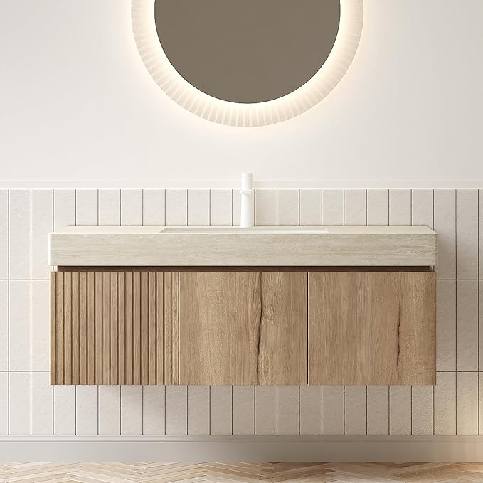 LKTART Floating 48 Inch Bathroom Vanity by LKTART