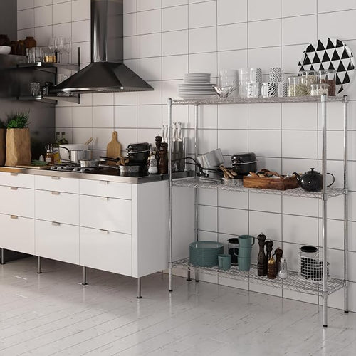 14" Deep x 48" Wide x 54" Height Wire Shelving Kit | 3-Tier | NSF Commercial - Image 2