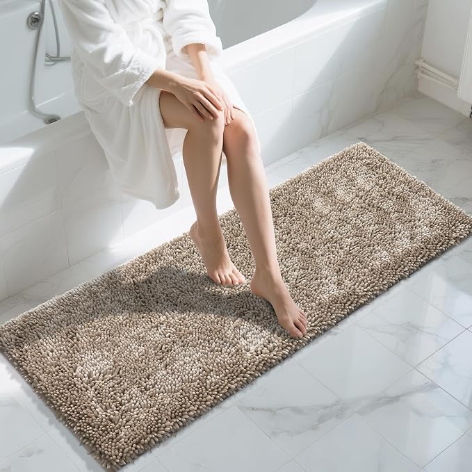 Yimobra Long Bathroom Rugs Runner 60x24 Inch, Extra Thick Soft Absorbent by Yimobra