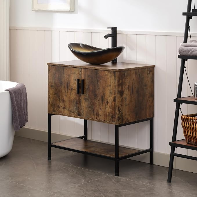 UEV Rustic Brown 30" Bathroom Vanity - Image 3