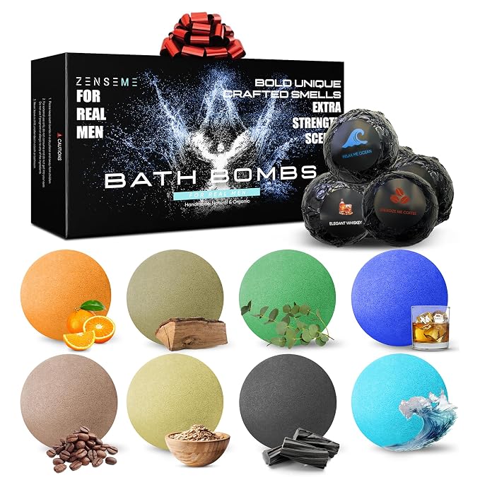 Bath Bombs for Men by Zenseme