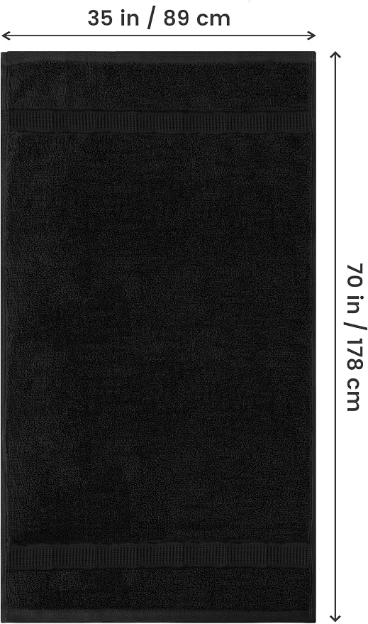 Utopia Towels - Luxurious Jumbo Bath Sheet 2 Piece - 600 GSM 100% Ring Spun - Image 2