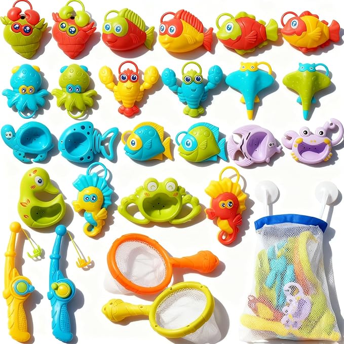 Toddler Bath Toys for Kids, Bathtub Water Table Pool Toys for Toddlers and by AMCHSURI