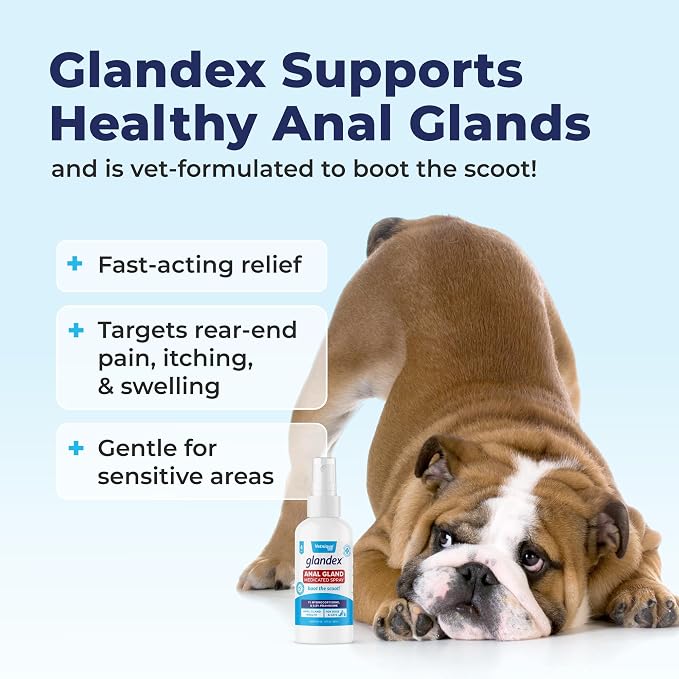 Vetnique Glandex Medicated Dog Butt Wipes or Spray - Image 4