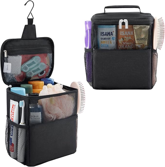 Lifewit Mesh Shower Caddy Bag Portable College Dorm Room Essentials Caddy Tote by Lifewit