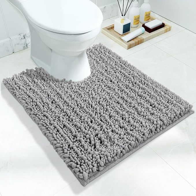 Yimobra Toilet Rug U Shaped Washable 24x20 Inch by Yimobra