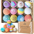 Leafgift Bath Bombs Gift Set, Moisturizing Dry Skin, Stress Relief, Best Gift by LEAFGIFT