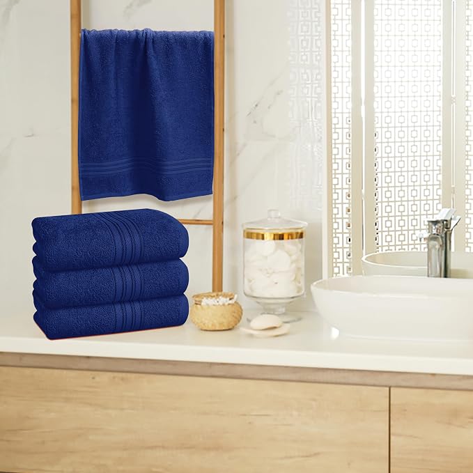 BOUTIQUO Ultra Soft Cotton 6 -Piece Hand Towel Set 16x24 Inch, Spa & General - Image 4