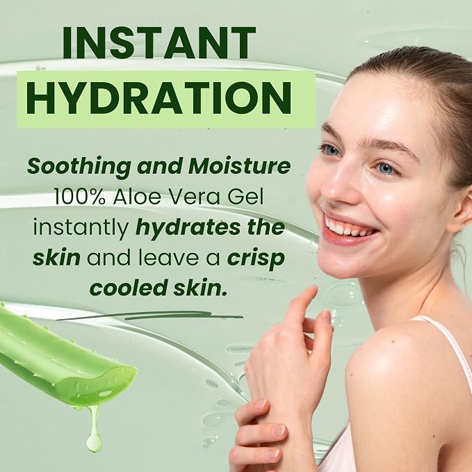 VENAMINE Korean Aloe Vera Soothing & Moisture Gel 100% - Image 5