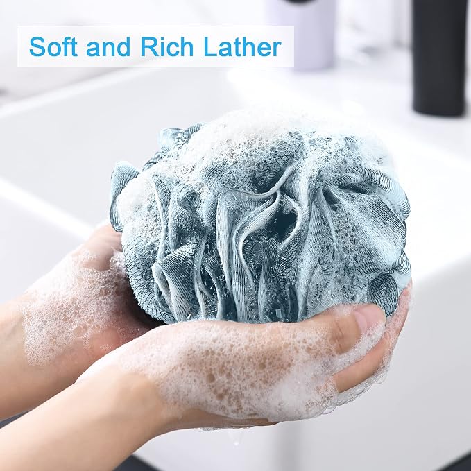 AmazerBath Bath Shower Loofah Sponge 75g/PCS Bath Sponges - Image 2