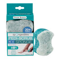 Spongables Pedi Scrub Foot Exfoliating 20+ Wash Sponge, Ocean Breeze by Spongeables