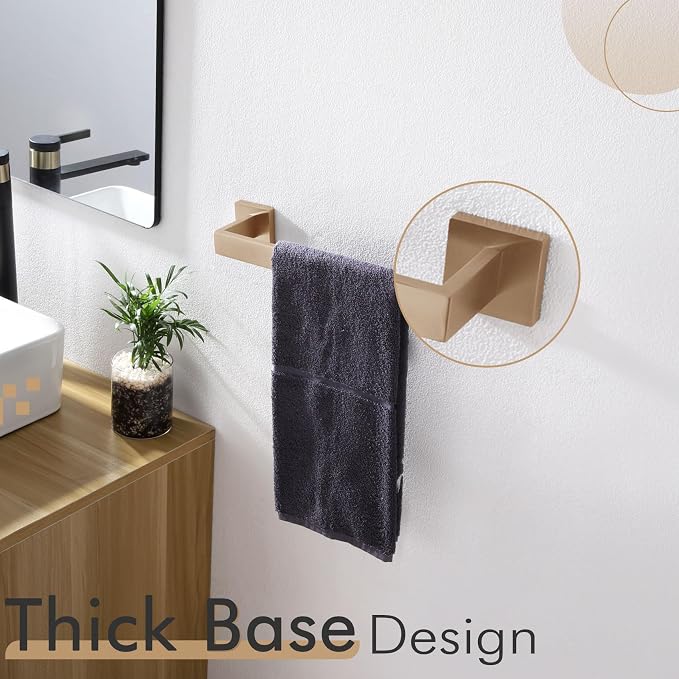 KOKOSIRI 12-Inch Towel Bar for Bathroom Kitchen Towel Holder Wall Mounted - Image 10