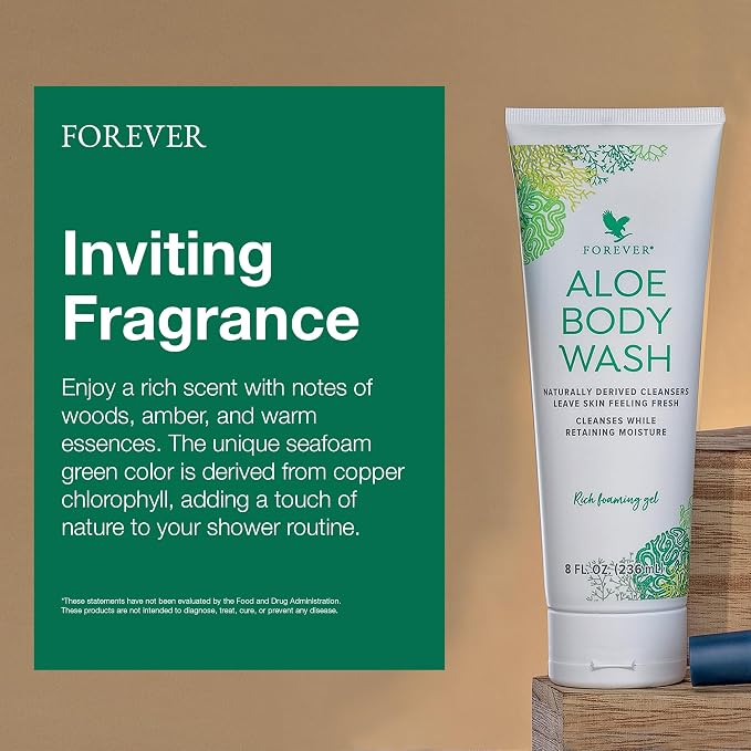 Forever Diving - Forever Aloe Body Wash - Sulfate-Free Cleanser - Image 3
