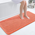 OLANLY Bathroom Rugs 47x20, Extra Soft Absorbent Chenille Bath Rugs, Rubber by OLANLY
