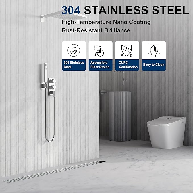 Neodrain 48 Inch Rectangular Linear Shower Drain - Image 4