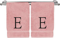 Monogrammed Hand Towel, Personalized Initial Gift, Extra Absorbent 100% Turkish by BareCotton