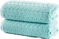 Turkish Cotton Ultra-Soft Plush Absorbent Quick Dry Bathroom Towel Set by BagnoMilanoLuxurySoftness