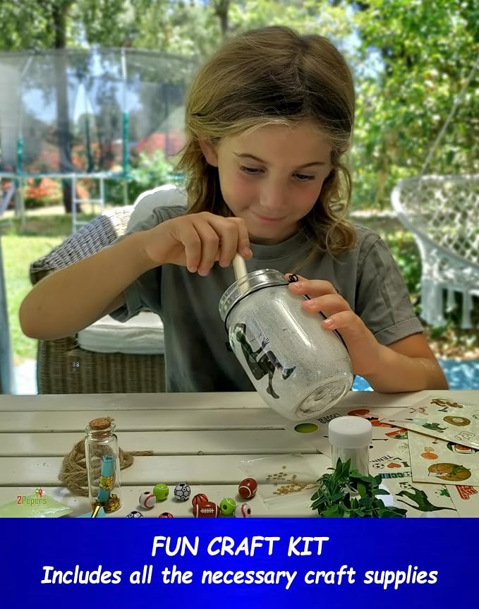 Make Your Own Sports Night Light Lantern Jar Arts & Crafts - Image 4