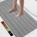 Bcoimo 48"×24" Chenille Bath Mat – Non-Slip by Bcoimo