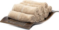 Mosobam Luxury Turkish Towels Set of 8 Washcloths 13X13 Light Taupe 700 GSM by Mosobam