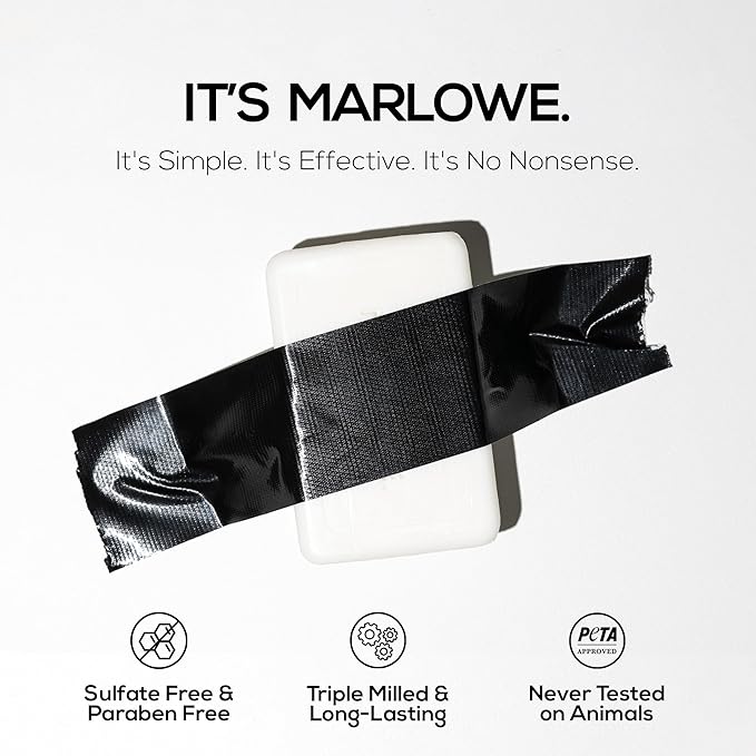 MARLOWE. No. 105 Bar Soap for Men 7 oz Moisturizing Body Soap, Nourishing & - Image 4