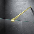 Frameless Shower Door Support Bar, Stainless Steel Wall-to-Glass Support Arm to by Unknown