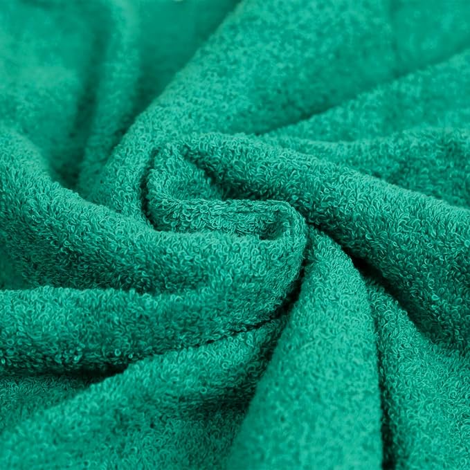 Amazon Basics 6 Piece Oversized Fade resistant Towel set, 100% Cotton towels - Image 5