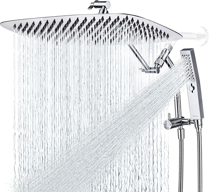 G-Promise All Metal 16 Inch Shower Head by G-Promise