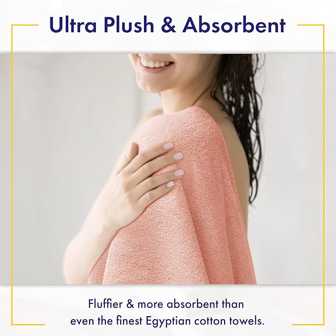 Ultra Soft & Plush Viscose from Bamboo Bath Sheets - Image 3