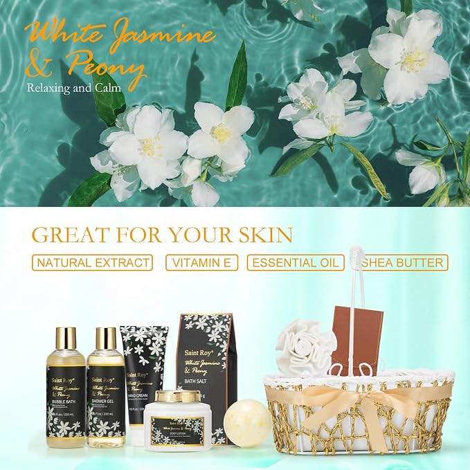 Spa Gift Basket Set for Woman, Bath and Body Gift Basket for Women Gifts - Image 3