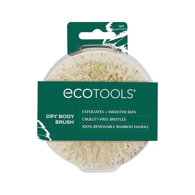 EcoTools Dry Body Brush, for Post Shower & Bath Skincare Routine, Removes Dirt by EcoTools