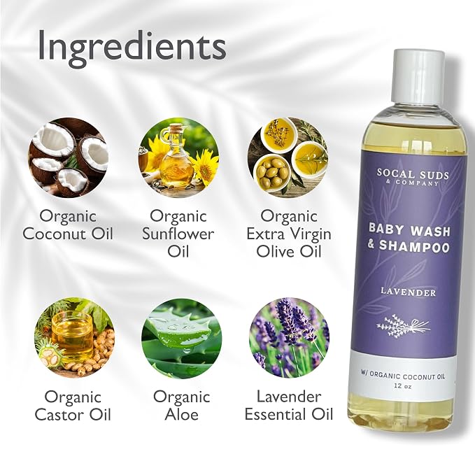 SoCal Suds & Company Organic Baby Shampoo and Body Wash - Image 3