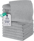 DAN RIVER 12 Pack Wash Cloths for Showering by DanRiver