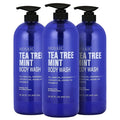 Tea Tree Body Wash with Mint & Shower Gel with Vitamin E by AnatoliaDaphne