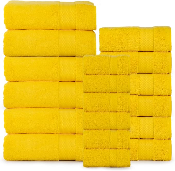 Hencely 18-Piece Bath Towel Set by HENCELY