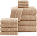 Casa Platino 100% Mercerized Cotton Bathroom Towel Set by CasaPlatino